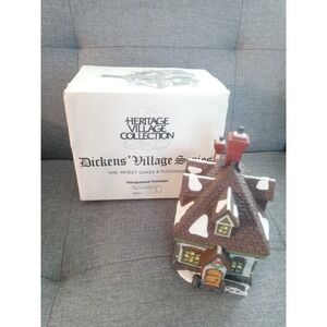 Vintage Department 56 Wm Wheat Cakes & Puddings Dicken's Christmas Holiday Decor